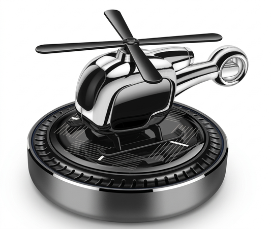 Solar Helicopter Car Air Freshener