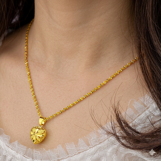 Heart Shaped Memorial Necklace